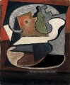 Compotier avec poire et pomme 1918 Kubismus Pablo Picasso
